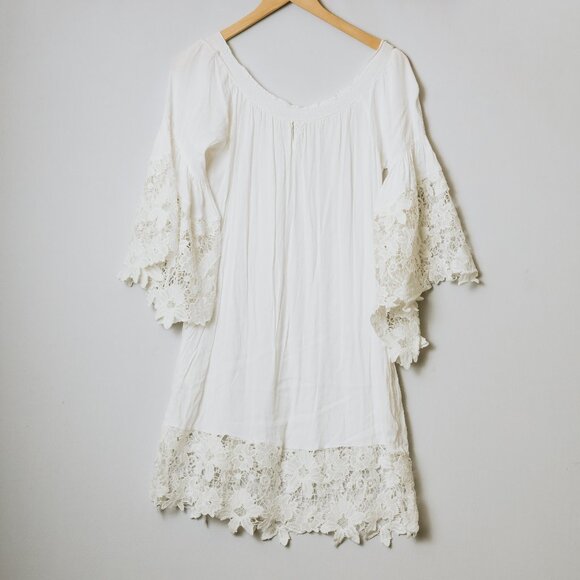 2 Chic Luxe Other - 2 Chic Luxe One Size Lace Beach Dress Swim Cover Up